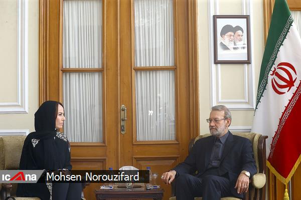 payantitr: Larijani, IPU President meet in Tehran