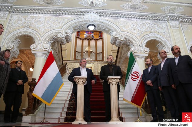 دیدار رئیس مجلس نمایندگان لوکزامبورگ با علی لاریجانی