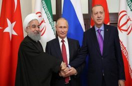 پنجمین نشست رؤسای جمهوری ایران، روسیه و ترکیه آغاز شد