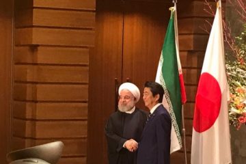 استقبال رسمی نخست وزیر ژاپن از رئیس جمهوری اسلامی ایران