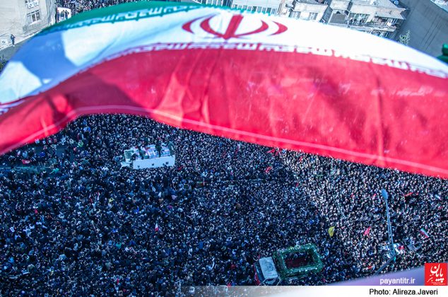 مراسم تشییع سپبهد شهید حاج قاسم سلیمانی و بدرقه قهرمان توسط مردم قدرشناس پایتخت/ بخش دوم/ عکس: علیرضاجاوری