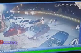 حمله اوباش با شمشیر و قمه به خودروهای مردم در سرخرود + فیلم