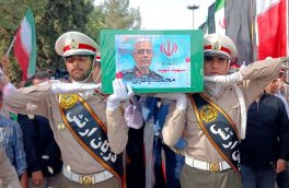 سپهبد شهید محمد باقری در قطعه ۲۴ بهشت زهرا خاکسپاری شد
