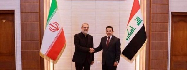 در سفر لاریجانی به عراق: اجرای توافقنامه امنیتی ایران و عراق مورد بحث قرار گرفت